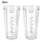 AU 2Pack 24oz Cups Replacement for Nutri Ninja Blender Auto iQ 900w 1000w 1500w