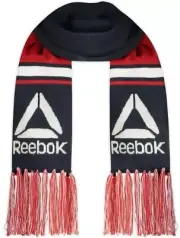 Reebok Rally Scarf, Red White Blue with Logo - NWT