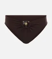 [Christopher Esber] Christopher Esber Ruched bikini bottoms AU 8 brown