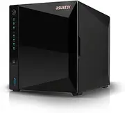 Asustor Drivestor 4 Pro Gen2 AS3304T v2, 4 Bay NAS Storage, 1.7GHz Quad-Core, 2.5GbE Port, 2GB RAM DDR4, Network Attached Storage Device for Home Personal Cloud Storage (Diskless)