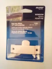 Prime-Line Products F 2592 Window Sash Lock, Cam Action, 1/2-Inch Tongue, White