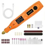 GOXAWEE Mini Cordless Rotary Tool Kit with 105pcs Accessories, USB Charging 5-Sp