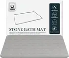 Stone Bath Mat, Diatomaceous Earth Shower Mat, Stone Drying Mat, Non-Slip Super