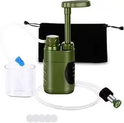 WENCHUAN Outdoor Water Filter Straw Water Filtration System Water Purifier for Family Preparedness Camping Hiking Emergency