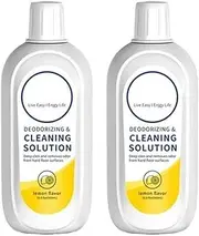 2Pcs Floor Cleaning Liquid Solution Lemon Flavor 500ml, Compatible withTineco FLOOR ONE S5/S3/IFLOOR3/IFLOOR2, Compatible with IFLOOR SERIES Vacuum Robot(Lemon)
