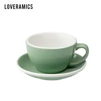 在飛比找樂天市場購物網優惠-【LOVERAMICS 愛陶樂 】Egg 拿鐵咖啡杯盤組 3