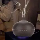 (Black)Aroma Diffuser Home Humidifier 400ml Capacity 4 Timing Modes AU