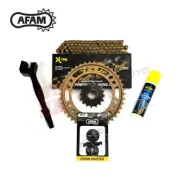 AFAM 520 X Gold Chain and Sprocket Kit (Alloy) fits Honda CBR1000RR-R / SP 20-21
