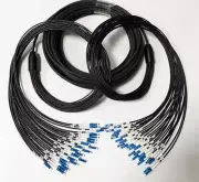 Industrial Armored Fiber Patch Cord 24 Fiber LC To LC Fan-Out Single-mode Cable