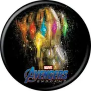 Marvel The Avengers Endgame Thanos Infinty Gauntlet Licensed 1.25 Inch Button 87