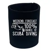Ow Weekend Forecast - Funny Novelty Stubby Holder