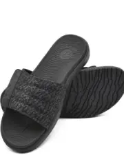 ONCAI Mens Slide Sandals Athletic Adjustable Straps Orthotic Plantar Fa Size 11
