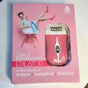 Pursonic 2 Speed Rechargeable Epilator AC Adapter Cleaning Brush