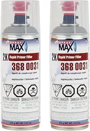 SprayMax 3680031 Gray Universal 2K Rapid Primer Filler 13.2 oz (2 Pack)