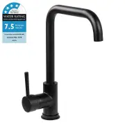 Malibu Kitchen Tap Mixer, Matt Black