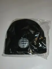 SUPREME New York Lenticular Patch Beanie BLACK Winter Hat Cap NEW! S/S 2021
