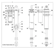 Polaris BODY, RESERVOIR, Genuine OEM Part 1800554, Qty 1