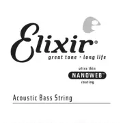 Elixir 15780 Nanoweb Single Acoustic Bass .080