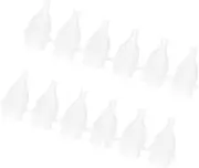 LRXIYODE Manual Nasal for Newborns 12pcs Silicone Nose Suction Tips Snot Cleaner for Infants with Backflow Feature