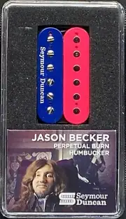 Seymour Duncan Jason Becker Perpetual Burn - Blue/Neon Pink Zebra