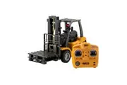 Gem Toys 1:10 Scale 2.4G 8-Channel Metal Remote Control Forklift Construction Vehicle with Lifting Function & Sound