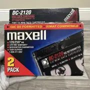 Maxell DC-2120 Mini Data Cartridges 120/250 MB - 2 Pack