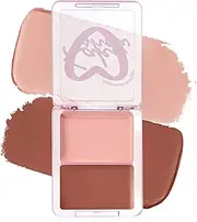 DAGEDA Blush, Dewy Texture & Watery Finish Creamy Flush, Blendable and Buildable, Long-lasting Lightweight Cheek Tint Blush Balm, 2 in 1 Glow Blush Cream Natural Face Makeup (02 Cinnamon Sweet)