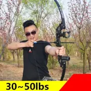 New Straight Draw Bow 30-50 Lbs Powerful Hunting Archery Bow and Arrow