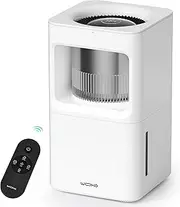 Wooohoo Cool Mist Humidifier Large Room Humidifier 4.5L with Essential Oil Diffuser, Humidifier with 10 Hour Timer, Touch Function and