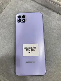 在飛比找Yahoo!奇摩拍賣優惠-Samsung A22 128g紫色 手機 三星 台東 #2