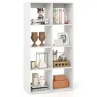 8/9-Cube Bookshelf Modern Cubby Bookcase 5/6-tier Freestanding Storage Organizer