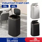 35L-40L Smart Auto Induction Rechargable Trash Rubbish Waste Bin Can No Touching