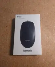 Logitech B100 Corded Mouse Wired USB Mouse for Computers and Laptops NEW in Box
