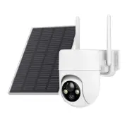 Solar Camera Outdoor Wireless, 2K Color Night Vision, Security Cameras Wirele...