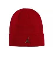 NWT - Jordan Boys Jumpman Logo Cuffed Beanie Youth 8-20 Gym Red
