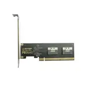 PCIe 4.0 X16 to Dual 2Ports SFF-8654 8i Slimline SAS Adapter Converter Card