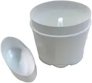 Eclectic Supply Deodorant Containers, 5 White, 2.5oz Capacity, DIY Cosmetic & Skincare Product Storage