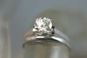 ZIRCON - Genuine White .925 Sterling Silver Engagement & Wedding Ring Set 1.34ct