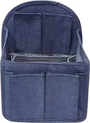 Soyizom Nylon Backpack Organiser Insert for Rucksack, Tote Bags, Handbag, Shoulder Bag Organisers, Navy-Blue