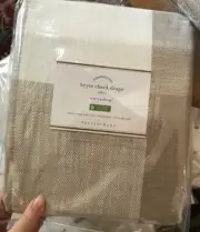 Pottery Barn Bryce Buffalo Check Drapes Set 2 Neutral 50x 96 Curtain Pair More+