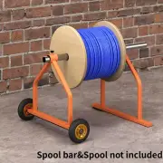 Portable Wire Spool Storage Rack Industrial Wire Holder Cable Stand Cart AU
