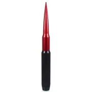 Anti-Theft Black Red Tip Billet Bullet Stubby Short 9" Antenna AM FM For Jeep (for: Jeep)
