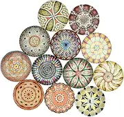 Operitacx 20pcs Gem Patch Crafts Stickers Gem Sticker Craft Gem Patch Sticker Gemstone Sticker Patch Flat Refrigerator Sticker Crystal Sticker Gemstone Patch Glass