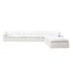 [James Lane] Cloud Deep Muse Frost Modular Sofa - 6 Piece