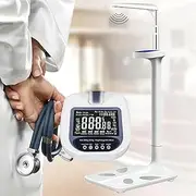 Physician Body Weight Scale, Ultrasonic Height Body Fat Analyzer, Professional Medical Scale for Weight/Height/Obesity Value/BMI Measurement