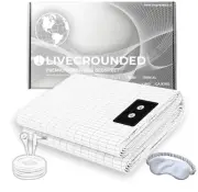 Live Grounded Grounding Sheets 95% Organic Cotton 5% Silver Fitted Sheet Full XL