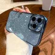 Bling Glitter Plating Soft Case For iPhone 16 Pro Max 15 14 13 12 11 8 XS Cover