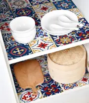 17.7"X393" Pattern Contact Paper Self Adhesive Drawer and Shelf Liner Creative C