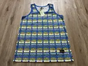 SSUR PLUS Mota Rebel Army All Over Print Jersey Tank Top Shirt Size L New