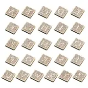 Letters Series Sealing Waxed Stamp for Card Brass English Letters Wax Seal Stamp